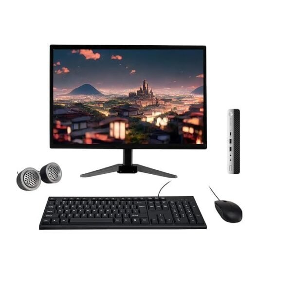 HP ProDesk 19" HD All-in-One Desktop Computer Set (Intel Core i5 7th Gen| 16 GB DDR4 RAM| 512 GB SSD| 19" HD LED Monitor| KB & Mouse| Speakers| WiFi| Windows 11| MS Office)