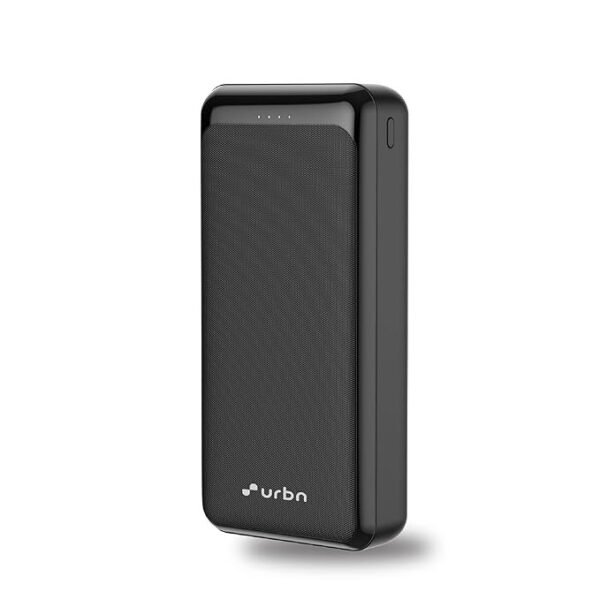 URBN Power Bank 20000mAh Fast Charging | 22.5W Super Fast Power Delivery (PD) Portable Charger | Triple Output | USB Type C Input & Output | Pass Through Charging | (Black)